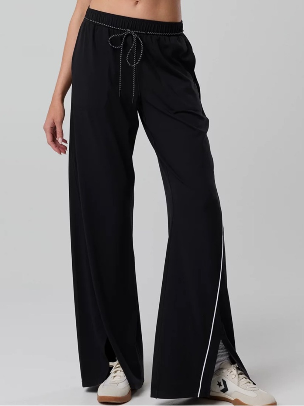 Aerie Real Me Track Trouser (Black)